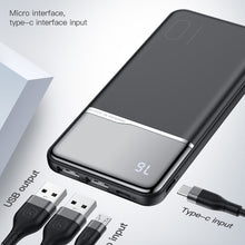 Load image into Gallery viewer, Power Bank 10000m Ah Portable Charging Power Bank