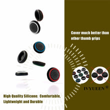 Load image into Gallery viewer, 4 Pcs Silicone Analog Thumb Stick Grips Cover for PS4,  PS3 Controller