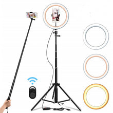 Load image into Gallery viewer, Dimmable LED Ring Light 8.6 inch Camera Ring light Tripod Stand