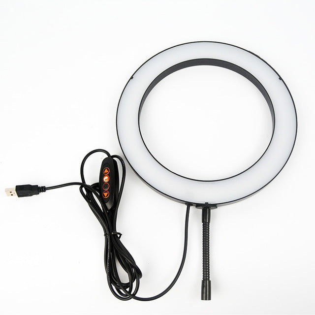 Dimmable LED Ring Light 8.6 inch Camera Ring light Tripod Stand